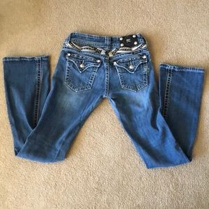 Size 27 Boot cut miss me jeans